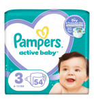 Подгузники Pampers Active Baby Размер 3 (6-10 кг) 54 шт