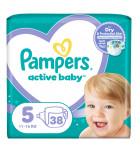Подгузники Pampers Active Baby Размер 5 (11-16 кг) 38 шт