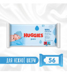 Детские влажные салфетки Huggies Pure Natural Single, 56 шт