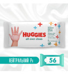 Салфетки влажные Huggies Over Clean 56 шт