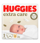 Подгузники Huggies Extra Care Newborn 1 Mega (2-5 кг) 84 шт 