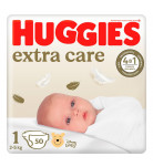 Подгузники Huggies Extra Care Newborn 1 Jumbo (2-5 кг) 50 шт 