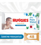 Влажные салфетки Huggies Natural 48 шт