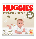 Подгузники Huggies Extra Care 3 Mega (6-10 кг) 72 шт 