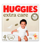 Подгузники Huggies Extra Care 4 Mega (8-16 кг) 60 шт 
