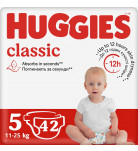 Подгузники Huggies Classic Jumbo 5 (11-25 кг) 42 шт