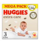 Подгузники Huggies Extra Care Mega 3 (6-10 кг) 96 шт