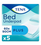 Одноразовые пеленки TENA Bed Plus, 60х90, 5 шт