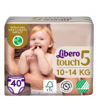 Подгузники Libero Touch Размер 5 (10-14 кг), 40 шт