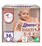 Подгузники-трусики Libero Touch Pants 3, 5-9 кг 36 шт