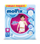 Подгузники-трусики Molfix Jumbo 7 xx.large 19+ кг 27 шт