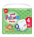 Трусики-подгузники Goo.N Friend для детей размер 4 (9-14 кг) 30 шт