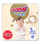 Подгузники GOO.N Premium Soft Размер 5 XL (12-20 кг) 40 шт