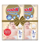 Подгузники GOO.N Premium Soft 5-9 кг (M) 128 шт