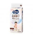 Подгузники Moony Natural Размер L (9-14 кг) 38 шт