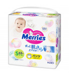 Трусики-подгузники Merries S 4-8 кг 62 шт