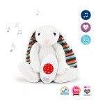 Мягкая игрушка Zazu Bibi Зайчик 19 см