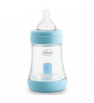 Бутылочка Chicco Perfect 5 голубая с соской 0 мес, 150 мл 