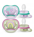 Пустышки Philips Avent Ultra Air SCF085/59 0-6 мес 2 шт