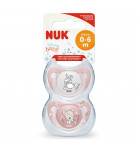 Пустышка Nuk Bambi р. 1, 2 шт