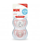 Пустышка Nuk Bambi р. 2, 2 шт