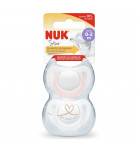 Пустышка Nuk Star р. 0, 2 шт