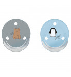 Пустышка Baby-Nova Penguin&Bear Uni 2 шт