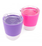 Набор стаканчиков Munchkin Splash Pink&Purple 2 шт