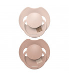 Пустышка силиконовая динамическая Lovi Prime Nude/Blush 6-18 мес 2 шт