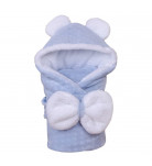 Конверт-одеяло Betis Плюшик 91448008 Blue 80х80