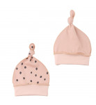 Набор шапочек Flamingo Black Dots Powder, р. 56