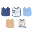 Набор слюнявчиков Blukids Better Cotton Pappa 5 шт
