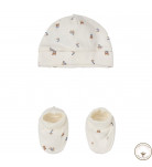 Комплект BluKids Bio Cotton Шапка Пинетки 6237461, р. 50-86