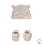 Комплект BluKids Bio Cotton Шапка Пинетки 6237462, р. 50-86