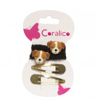 Набор резинок и заколок для волос Coralico Puppies 4 шт