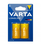 Батарейка Varta Longlife C BLI 2 Alkaline