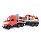Грузовик Wader Magic Truck Автовоз с гоночными машинками