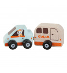 Деревянная игрушка Cubika Дом на колесах