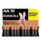 Батарейки щелочные Duracell Basic AA 1.5V LR6/MN1500 10 шт