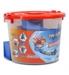 Игровой набор TransRacers Автотрек-ведро с машинками 6 шт