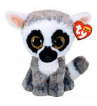 Мягкая игрушка TY Beanie Boos Серо-белый Лемур Linys 15 см 