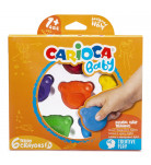Набор восковых мелков Carioca Baby 6 шт