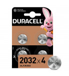 Батарейки литиевые Duracell 2032 3V DL2032/CR2032 4 шт