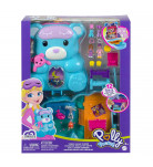 Игровой набор Polly Pocket Вечерние посиделки с медвежонком