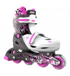 Роликовые коньки Neon Combo Skates Lovely Pink Inline & Quad 2 в 1, р. 30-33