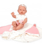 Пупс Arias Elegance Pillines Trousseau Rosa 26 см