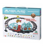 Конструктор магнитный Magplayer Поезд 77 эл