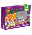 Магнитная игра Vladi Toys Магнітний театр Пряникова хатинка (укр)