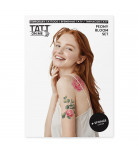 Временное Тату TATTon.me Morse Peony Bloom set