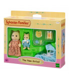Набор Sylvanian Families 5433 Мама-кошка с малышом и колыбелью
